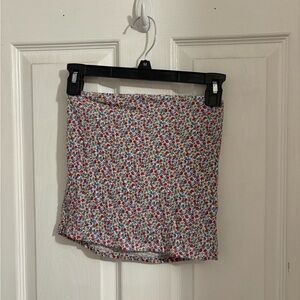 Floral Mini tube top